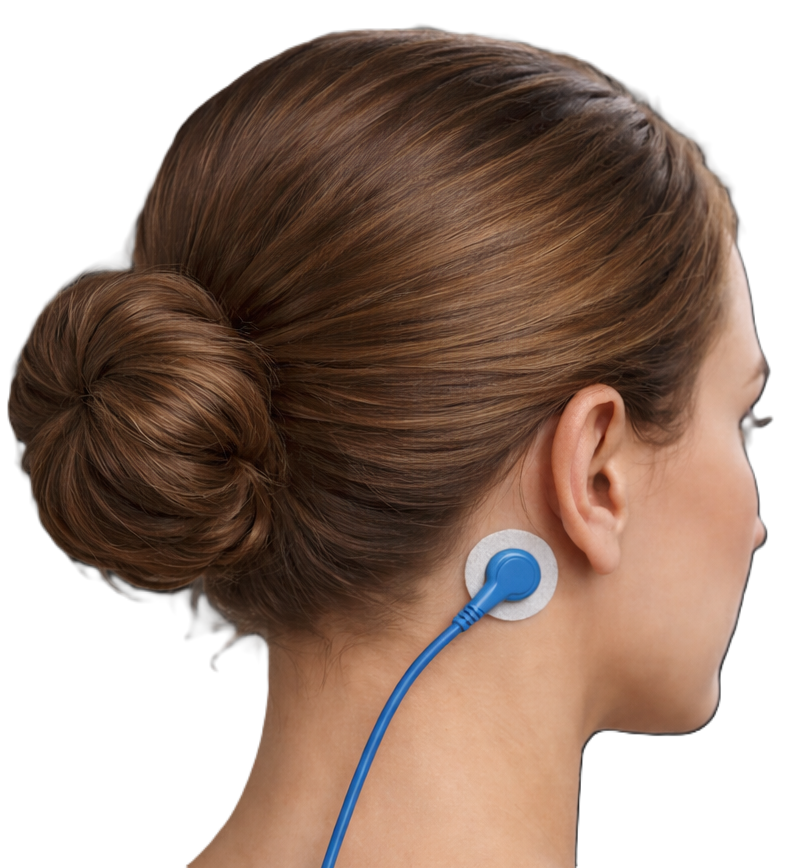 GVS electrode placement